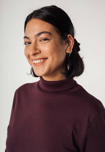 Melawear Damen Turtleneck Shirt ANCHAL