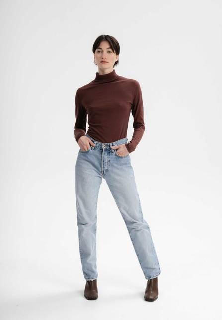Melawear Damen Turtleneck Shirt ANCHAL