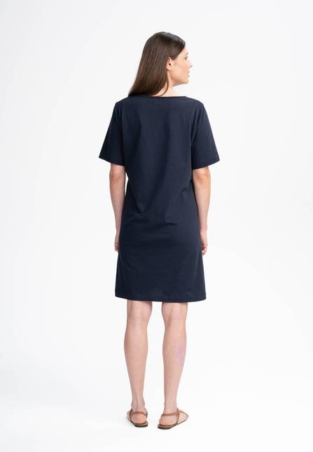 Melawear Damen V-Neck Kleid JANITRA