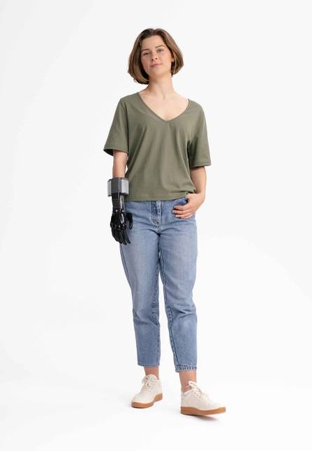 Melawear Damen V-Neck T-Shirt LALI