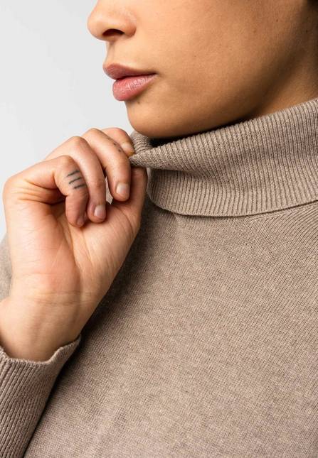 Melawear Feinstrick Rollkragenpullover MAYURA