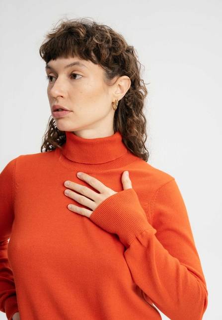 Melawear Feinstrick Rollkragenpullover MAYURA