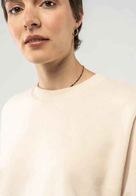 Melawear French Terry Cropped T-Shirt DEEPALI
