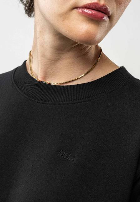 Melawear French Terry Cropped T-Shirt DEEPALI