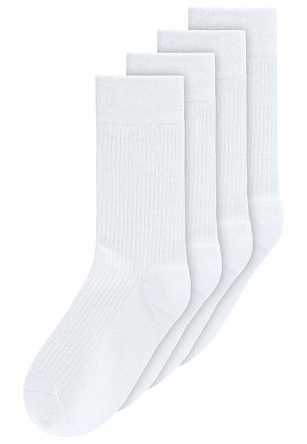 Melawear Gerippte Socken 4er Pack