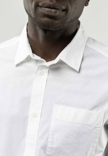 Melawear Herren Hemd Kurzärmlig DEEPAK