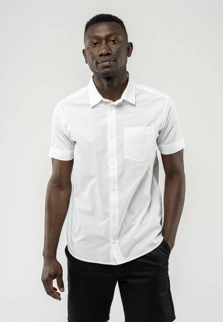 Melawear Herren Hemd kurzärmlig DEEPAK