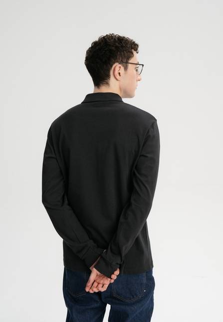 Melawear Herren Langarm Polo Shirt DIVIT