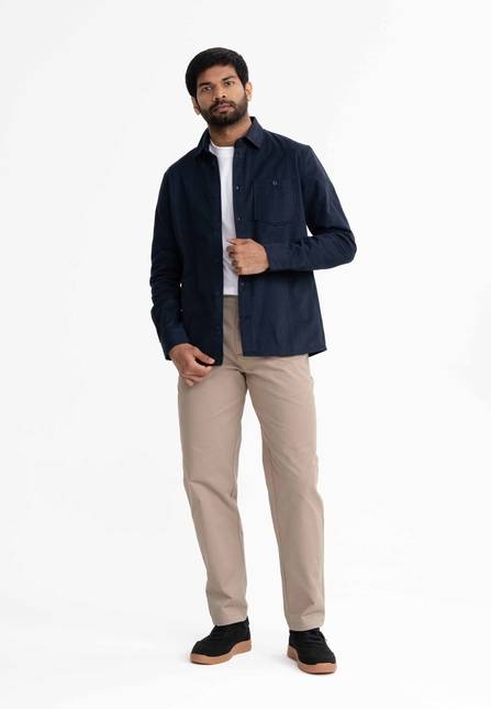 Melawear Herren Twill Hemd ASHUTOSH