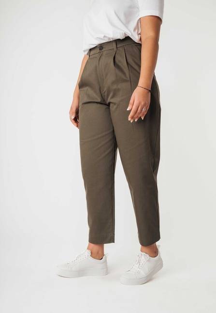Melawear Hose Mit Hohem Bund Und Bundfalten NEHA