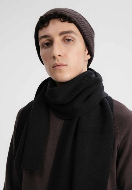 Melawear Jacquard Rippstrick Schal ASMEE