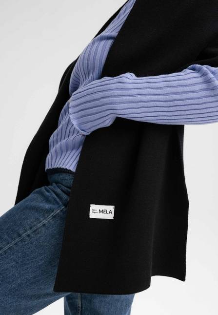 Melawear Jacquard Rippstrick Schal ASMEE