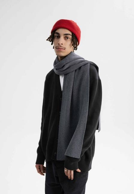 Melawear Jacquard Rippstrick Schal ASMEE