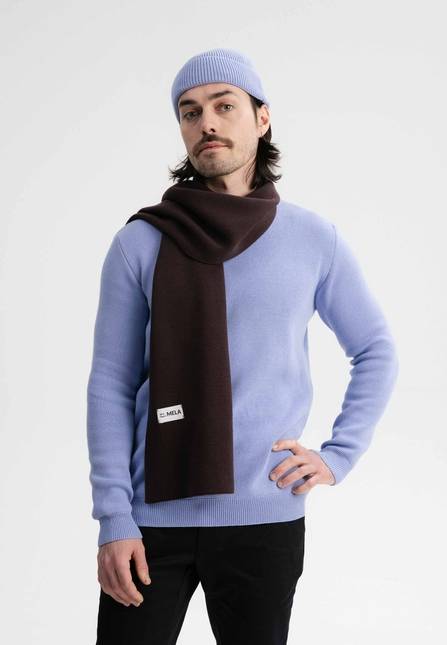Melawear Jacquard Rippstrick Schal ASMEE