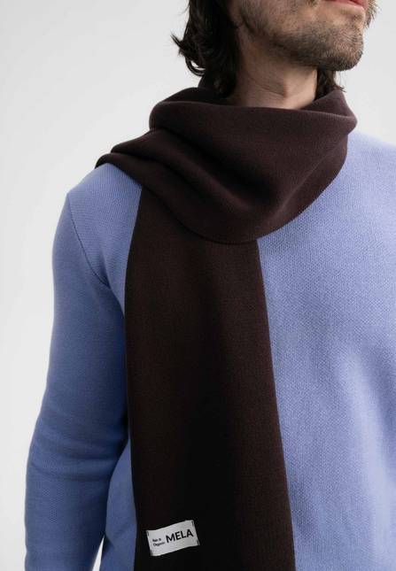 Melawear Jacquard Rippstrick Schal ASMEE