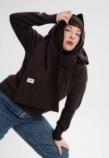 Melawear Jacquard Rippstrick Schal ASMEE