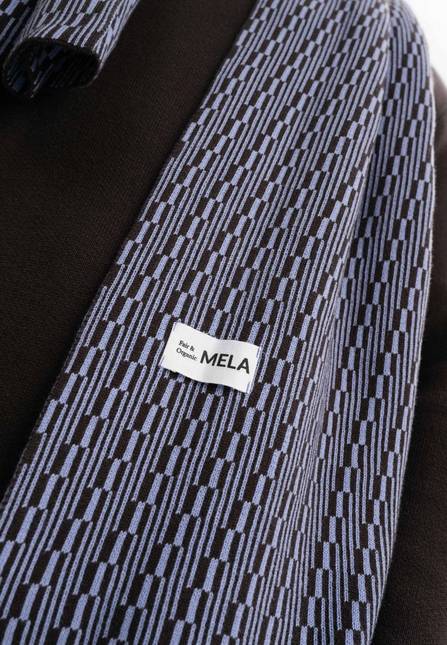 Melawear Jacquard Rippstrick Schal ASMEE