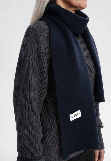 Melawear Jacquard Rippstrick Schal ASMEE