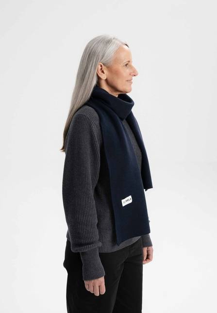 Melawear Jacquard Rippstrick Schal ASMEE