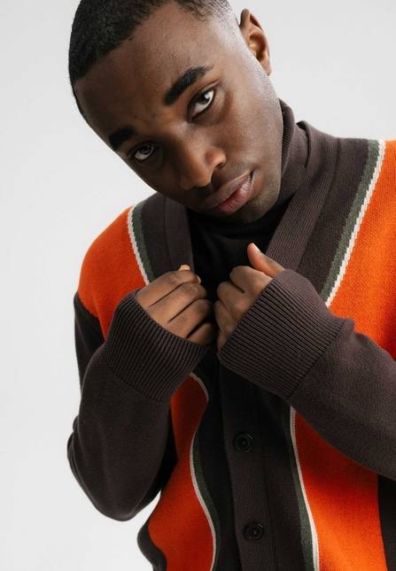 Melawear Jacquard Strick Cardigan JAAPAK