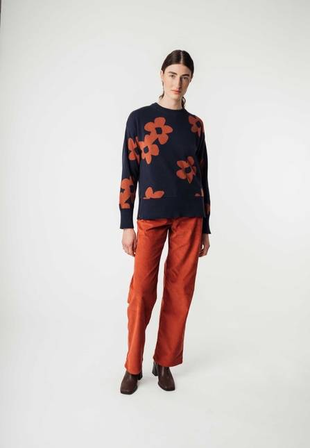 Melawear Jacquard Strickpullover FAIZA