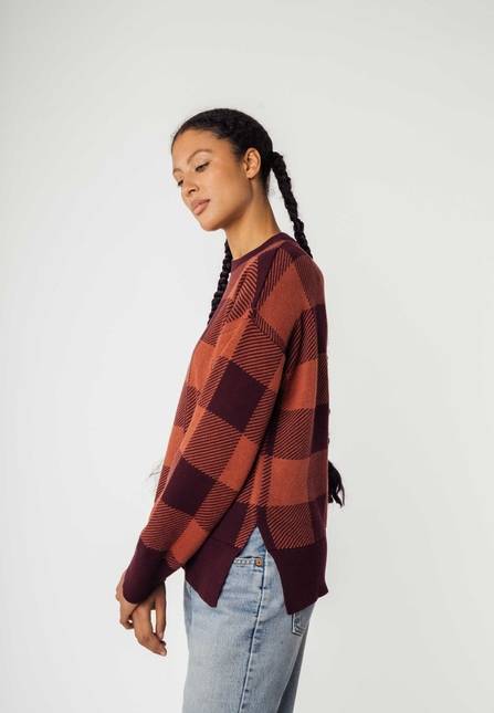 Melawear Jacquard Strickpullover FAIZA