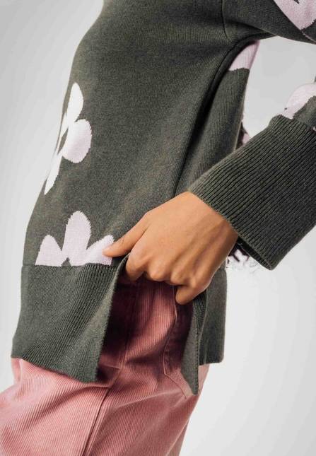 Melawear Jacquard Strickpullover FAIZA