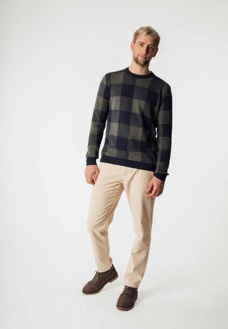 Melawear Jacquard Strickpullover MANAV