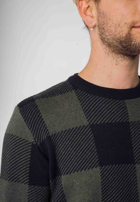 Melawear Jacquard Strickpullover MANAV