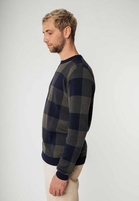 Melawear Jacquard Strickpullover MANAV