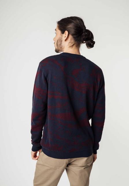 Melawear Jacquard Strickpullover MANAV