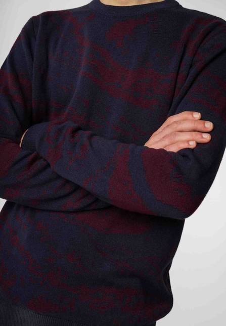 Melawear Jacquard Strickpullover MANAV