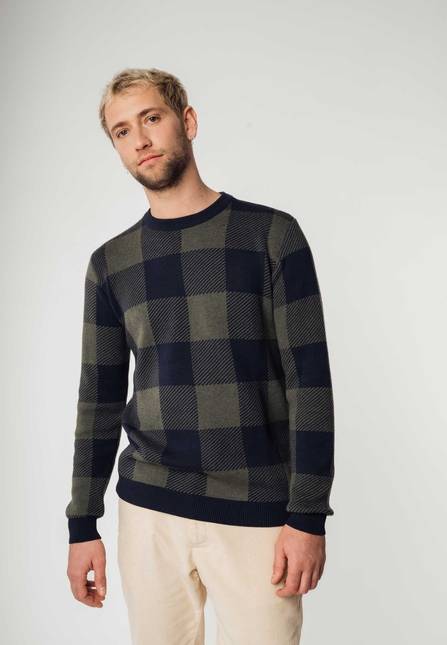 Melawear Jacquard Strickpullover MANAV