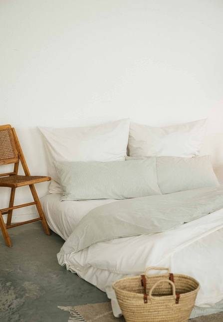 Melawear Perkal Bettwäsche Set MAJULI Stripes