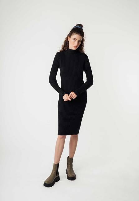 Melawear Rippstrickkleid SHIVANI