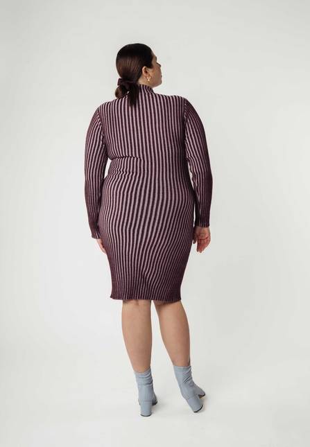 Melawear Rippstrickkleid SHIVANI