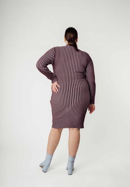 Melawear Rippstrickkleid SHIVANI