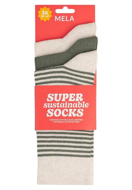 Melawear Socken 3er Pack Basic
