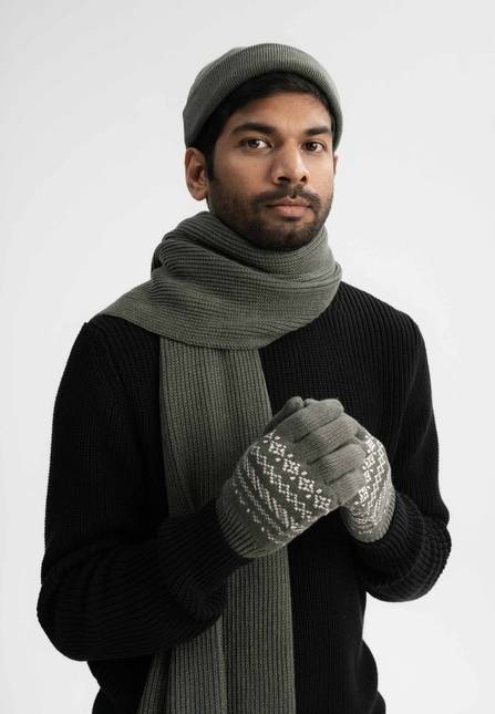 Melawear Strick Handschuhe RISHI