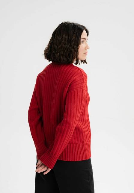 Melawear Strukturierter Strickpullover ISHANI