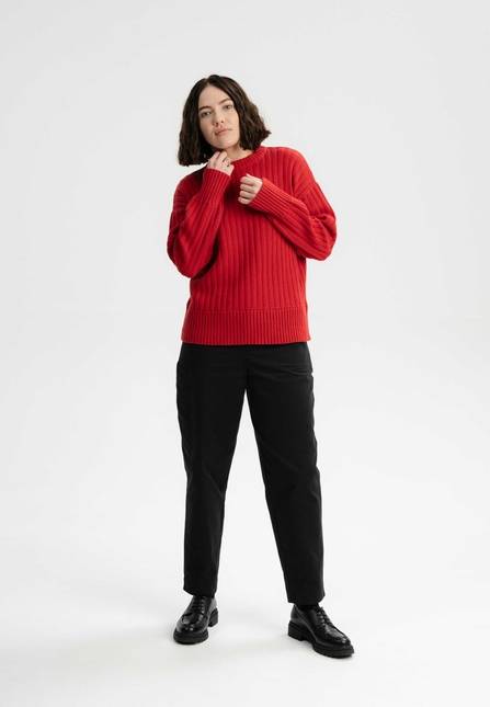 Melawear Strukturierter Strickpullover ISHANI