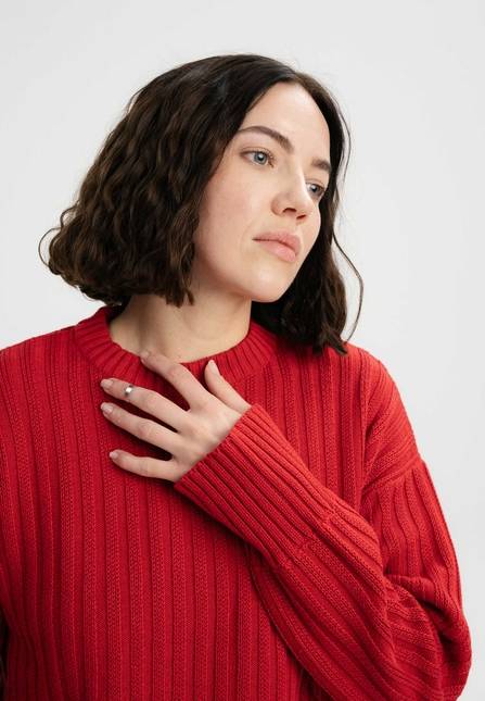 Melawear Strukturierter Strickpullover ISHANI