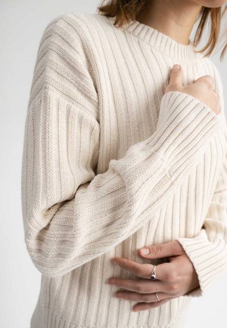 Melawear Strukturierter Strickpullover ISHANI