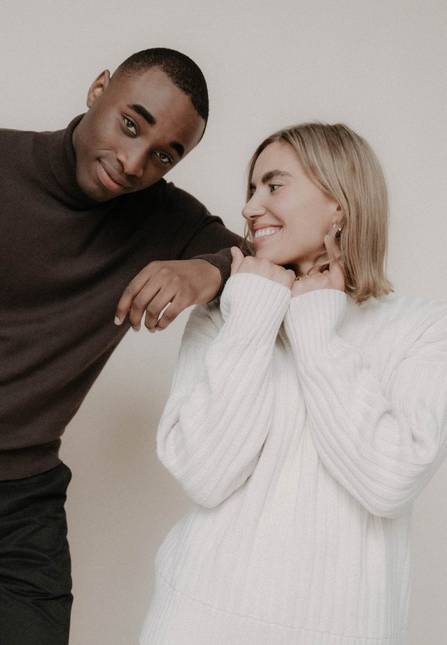Melawear Strukturierter Strickpullover ISHANI