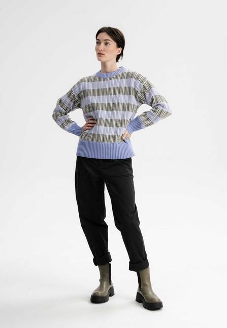 Melawear Strukturierter Strickpullover ISHANI