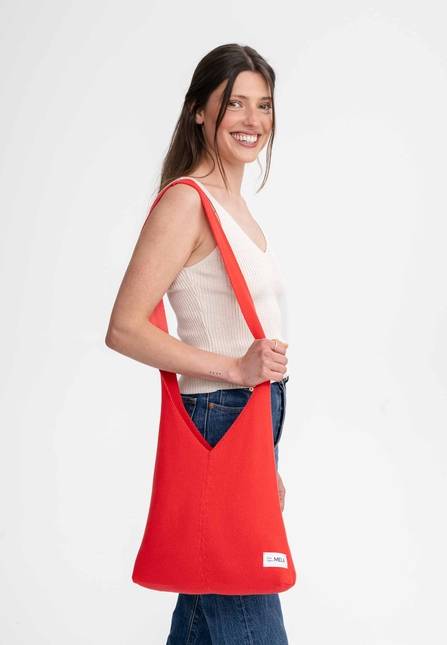 Melawear Unisex Jacquard Strick Tasche RAJRUPA