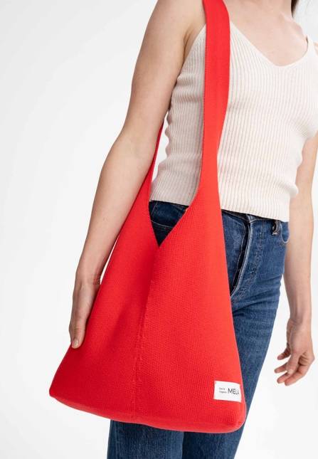 Melawear Unisex Jacquard Strick Tasche RAJRUPA