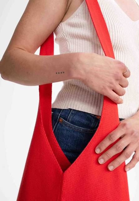 Melawear Unisex Jacquard Strick Tasche RAJRUPA