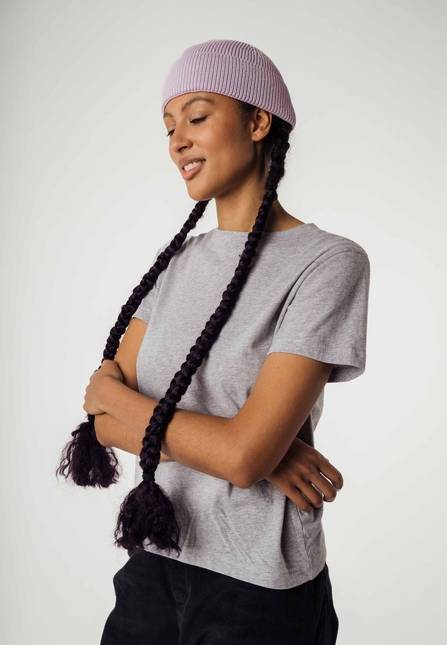 Melawear Unisex Kurze Rippstrick Mütze RAFI