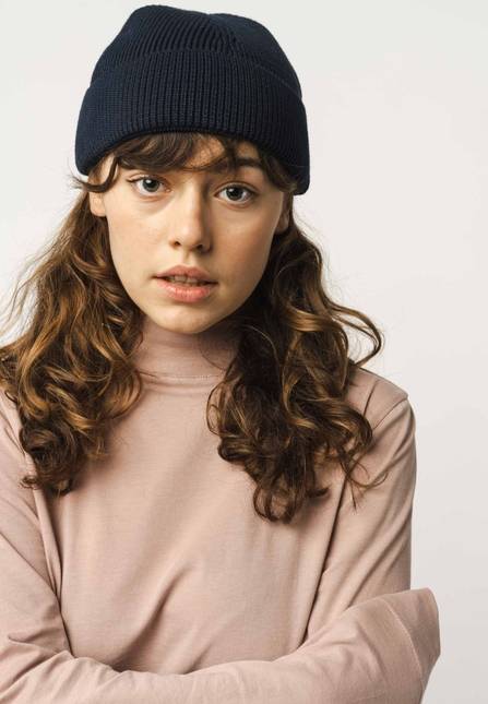 Melawear Unisex Kurze Rippstrick Mütze RAFI